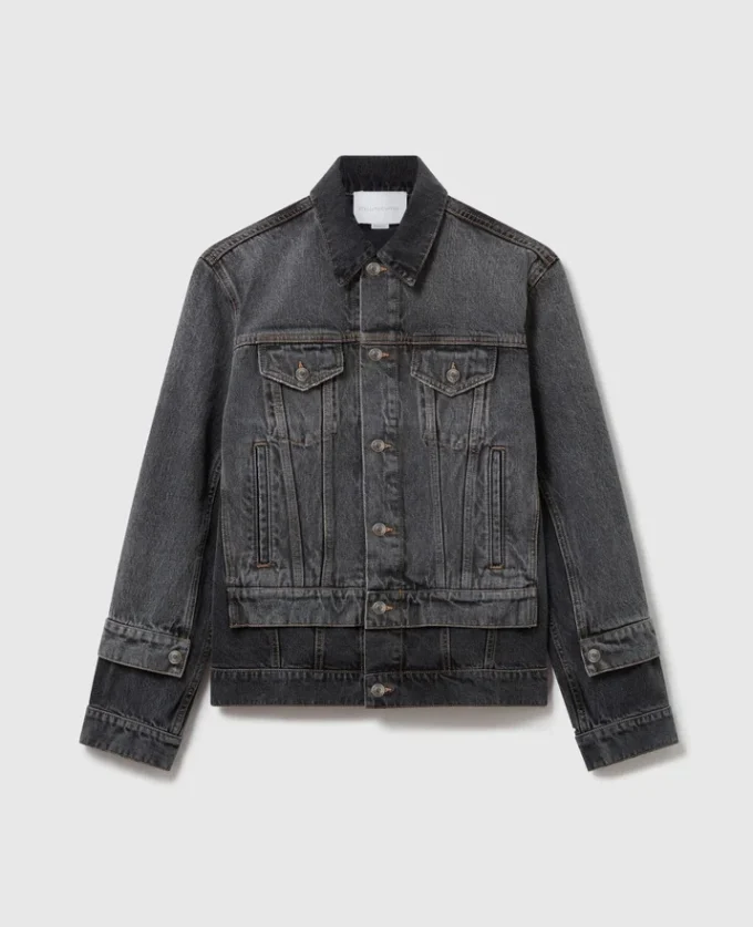 Tonal Paneled Denim Jacket Tonal Paneled Denim Jacket