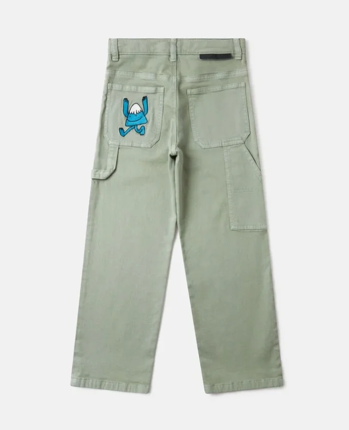 Tonal Straight-Leg Denim Jeans