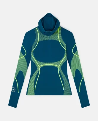 TruePace Hooded Running Long Sleeve Midlayer Top