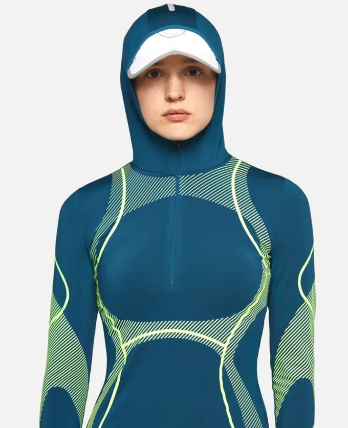 TruePace Hooded Running Long Sleeve Midlayer Top TruePace Hooded Running Long Sleeve Midlayer Top