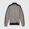 Turtleneck Contrast Panel Jumper Turtleneck Contrast Panel Jumper