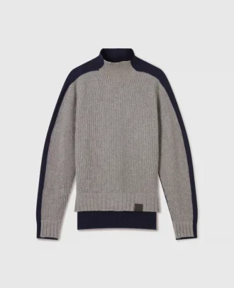 Turtleneck Contrast Panel Jumper Turtleneck Contrast Panel Jumper