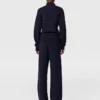 Wide-Leg Contrast Panel Trousers Wide-Leg Contrast Panel Trousers