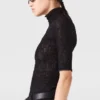 Turtleneck Lace 3/4 Sleeve Top Turtleneck Lace 3/4 Sleeve Top