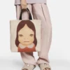 Twins I Print Cotton Canvas Tote Bag Twins I Print Cotton Canvas Tote Bag