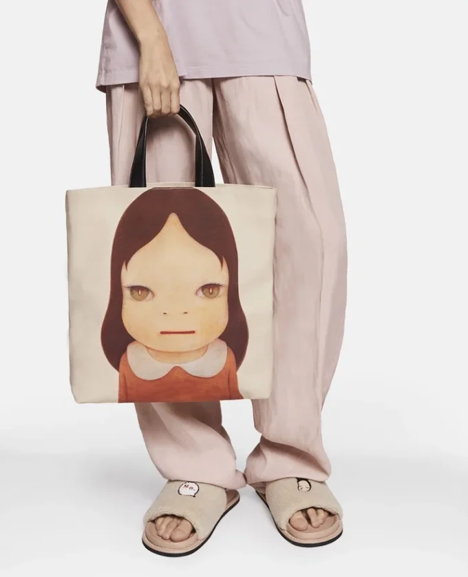 Twins I Print Cotton Canvas Tote Bag Twins I Print Cotton Canvas Tote Bag