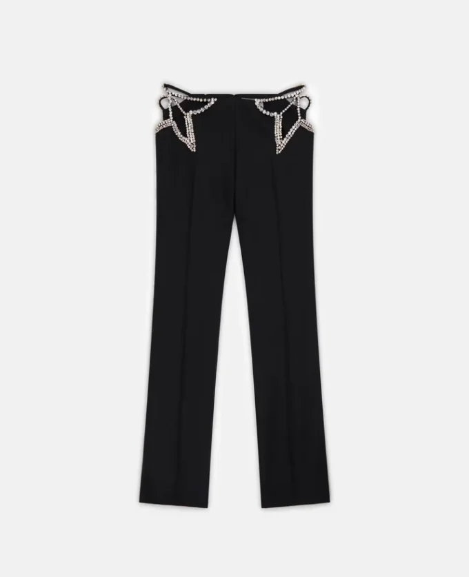 Ultra Low Rise Diamanté Star Trousers Ultra Low Rise Diamanté Star Trousers