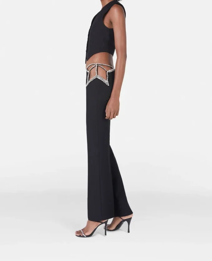 Ultra Low Rise Diamanté Star Trousers Ultra Low Rise Diamanté Star Trousers