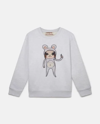 Untitled Bunny Girl Embroidered Sweatshirt Untitled Bunny Girl Embroidered Sweatshirt