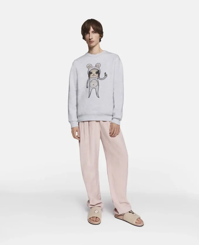 Untitled Bunny Girl Embroidered Sweatshirt Untitled Bunny Girl Embroidered Sweatshirt