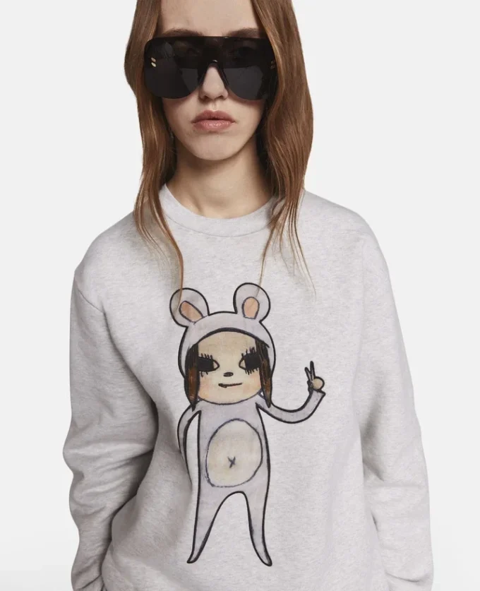 Untitled Bunny Girl Embroidered Sweatshirt Untitled Bunny Girl Embroidered Sweatshirt