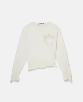 Upset Kitty Crochet Patch Jumper Upset Kitty Crochet Patch Jumper