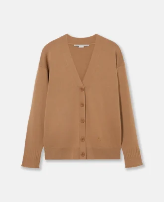 V-Neck Long Sleeved Cardigan
