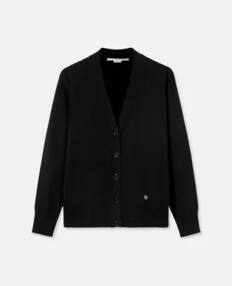 V-Neck Long Sleeved Cardigan