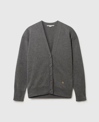 V-Neck Long Sleeved Cardigan
