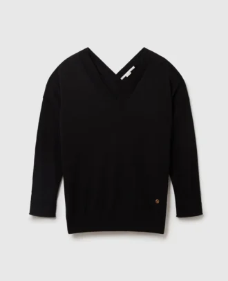 V-Neck Long Sleeved Sweater