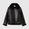 Vegan Shearling Belted Jacket Vegan Shearling Belted Jacket