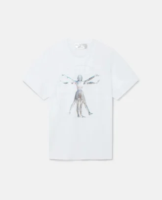 Vitruvian Woman Oversized Organic Cotton T-Shirt