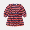 Wavy Print Long-Sleeve Dress Wavy Print Long-Sleeve Dress