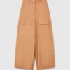 Wide-Leg Cargo Trousers Wide-Leg Cargo Trousers