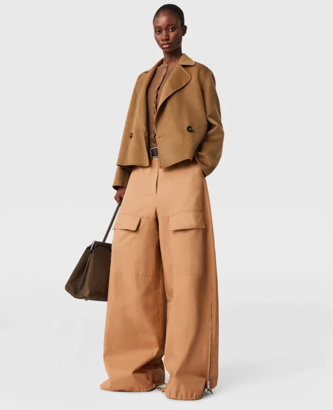 Wide-Leg Cargo Trousers Wide-Leg Cargo Trousers