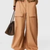 Wide-Leg Cargo Trousers Wide-Leg Cargo Trousers