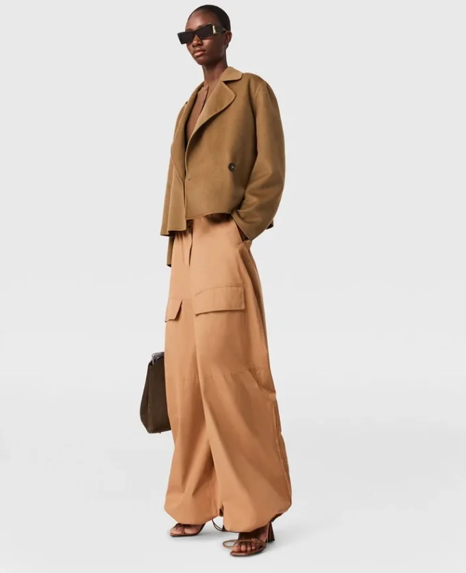 Wide-Leg Cargo Trousers Wide-Leg Cargo Trousers