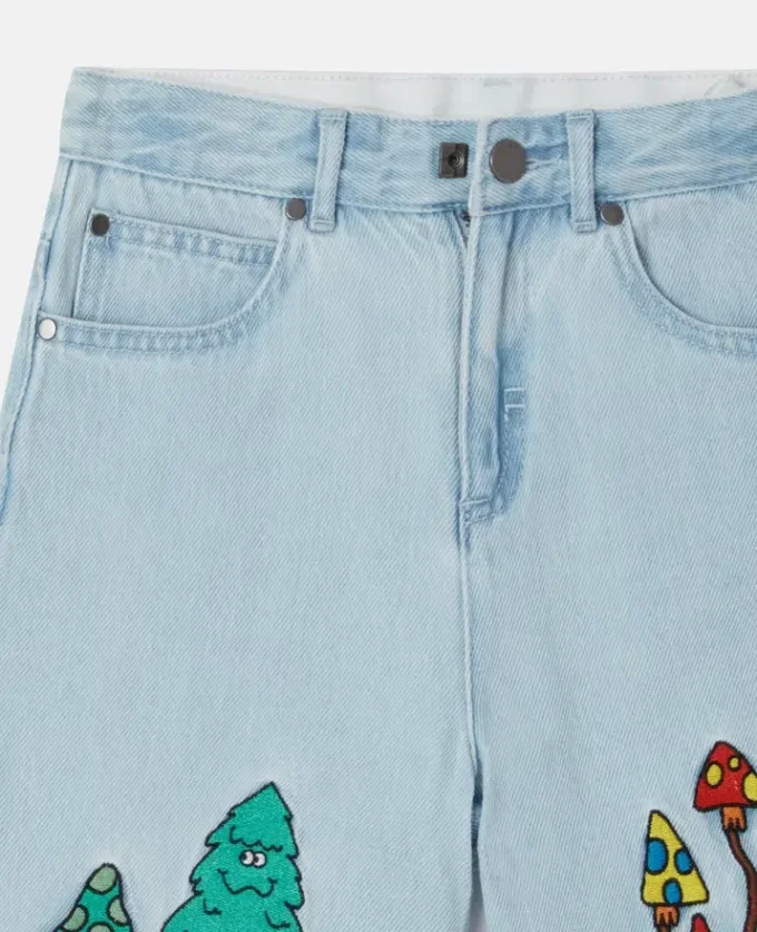 Woodland Friends Denim Shorts Woodland Friends Denim Shorts