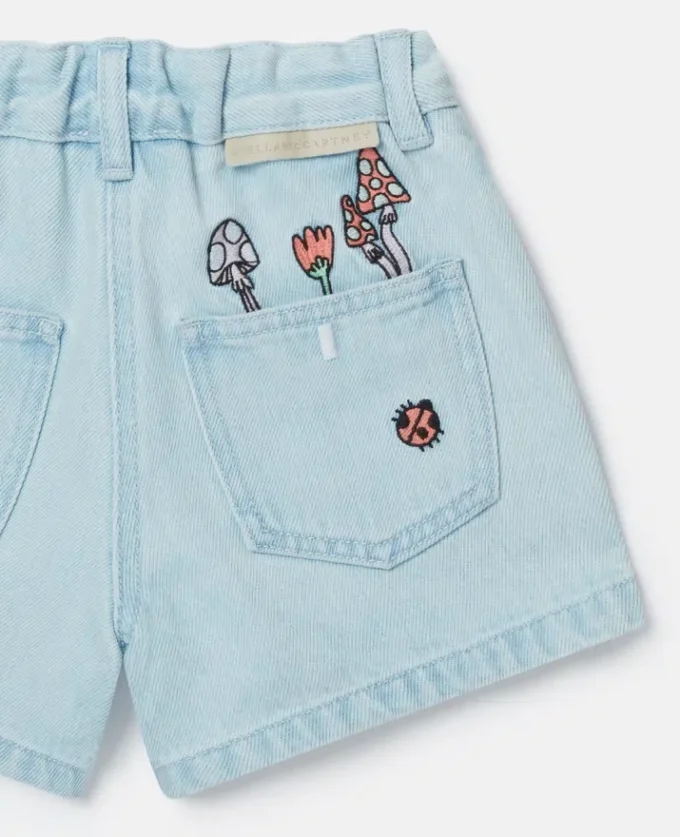 Woodland Friends Denim Shorts Woodland Friends Denim Shorts