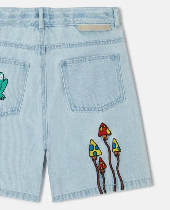 Woodland Friends Denim Shorts Woodland Friends Denim Shorts