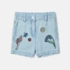 Woodland Friends Elasticated Denim Shorts