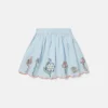 Woodland Friends Elasticated Scalloped-Trim Skirt Woodland Friends Elasticated Scalloped-Trim Skirt