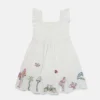 Woodland Friends Pleated Cap-Sleeve Dress Woodland Friends Pleated Cap-Sleeve Dress