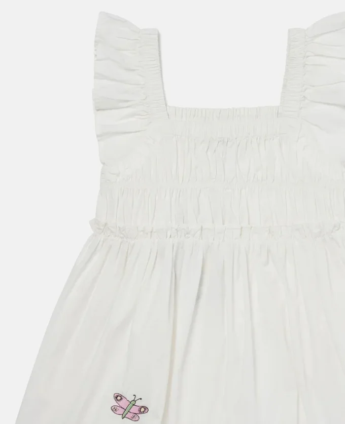 Woodland Friends Pleated Cap-Sleeve Dress Woodland Friends Pleated Cap-Sleeve Dress