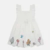 Woodland Friends Pleated Cap-Sleeve Dress Woodland Friends Pleated Cap-Sleeve Dress
