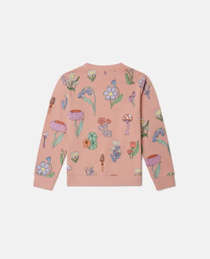 Woodland Print Crewneck Sweatshirt