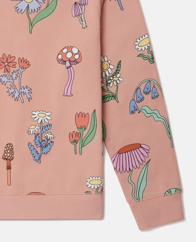 Woodland Print Crewneck Sweatshirt