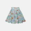 Woodland Print Pleated Skirt Woodland Print Pleated Skirt
