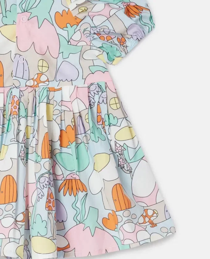 Woodland Print Short Sleeve Dress and Bloomers Set Woodland Print Short Sleeve Dress and Bloomers Set