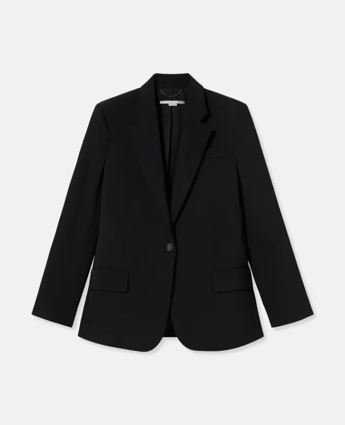 Wool Flannel Slim Fit Boyfriend Blazer Wool Flannel Slim Fit Boyfriend Blazer