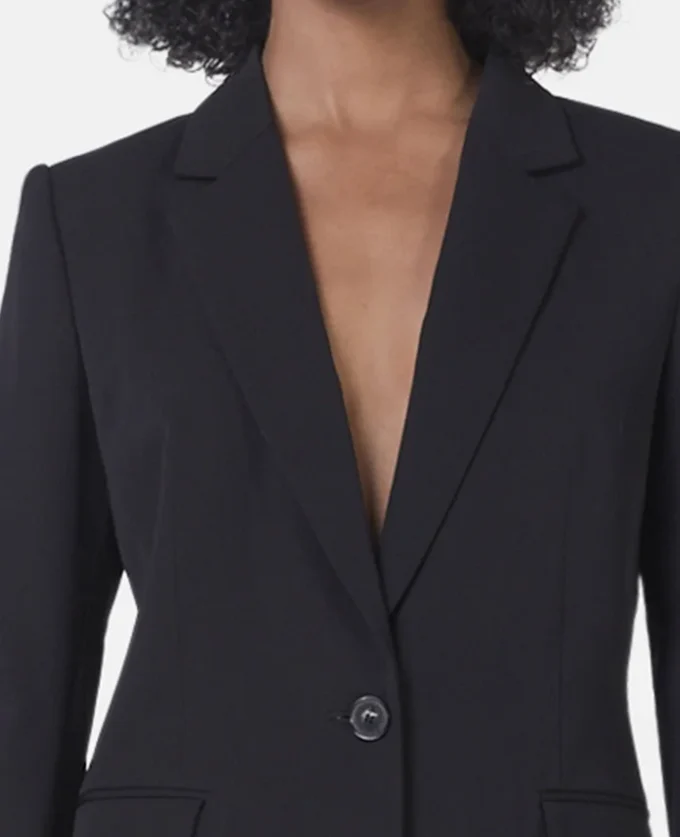Wool Flannel Slim Fit Boyfriend Blazer Wool Flannel Slim Fit Boyfriend Blazer