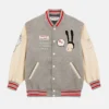 Yoshitomo Nara Patch Embroidery Bomber Jacket Yoshitomo Nara Patch Embroidery Bomber Jacket